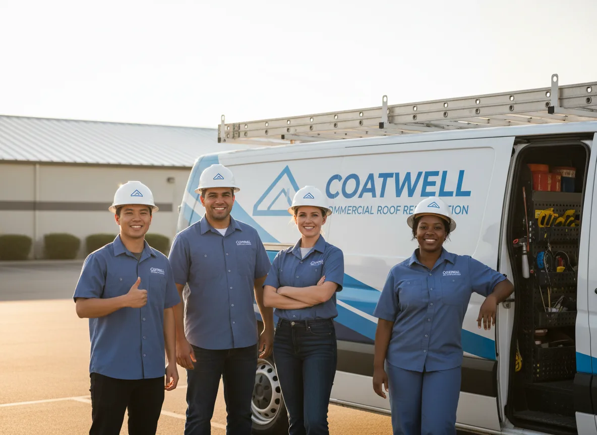 Commercial roof coating company in Follett, TX
